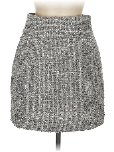 Pre-owned Bp. Casual Skirt In Silver