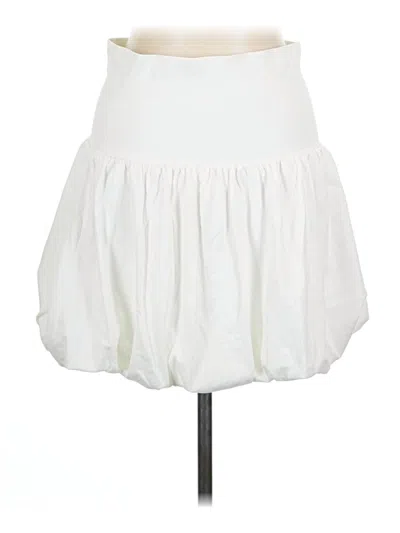 Pre-owned Bp. Casual Skirt In White