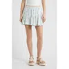 Bp. Chiffon Miniskirt In Blue