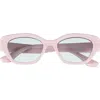 Bp. Chunky Oval Sunglasses In Pink