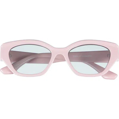 Bp. Chunky Oval Sunglasses In Purple