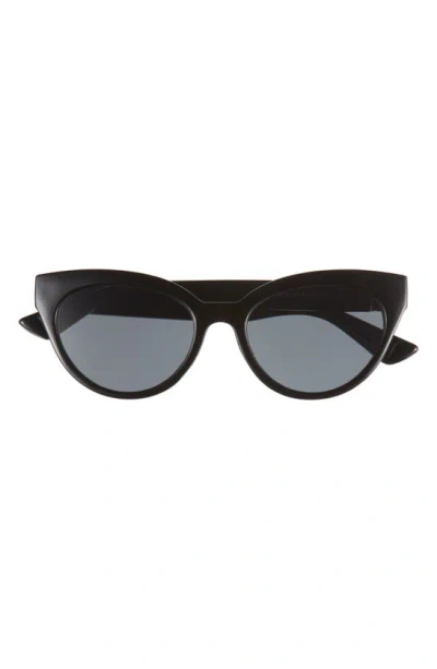 Bp. Classic Round Cat Eye Sunglasses In Black