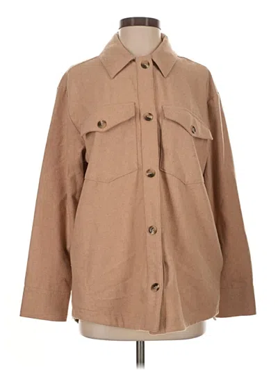 Pre-owned Bp. Coat In Tan