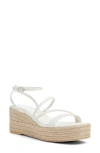 Bp. Coco Espadrille Ankle Strap Platform Wedge Sandal In White