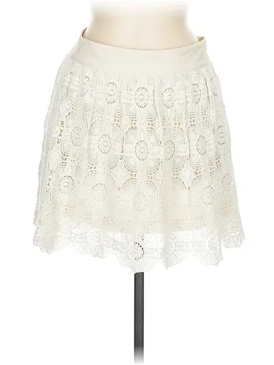 Pre-owned B.p. Collections Casual Skirt In White