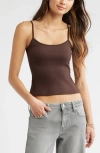 Bp. Core Stretch Camisole In Brown