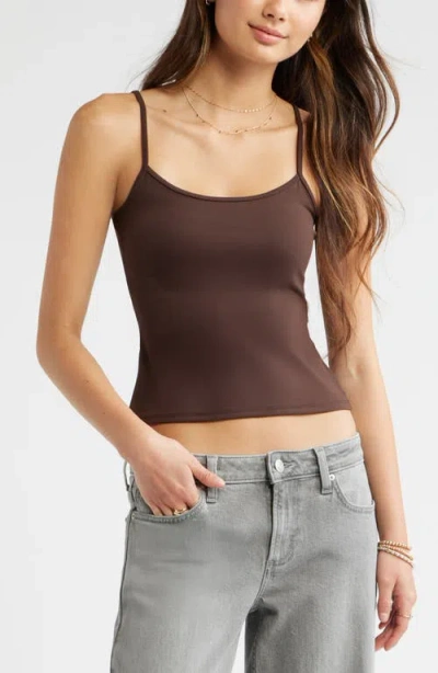 Bp. Core Stretch Camisole In Brown