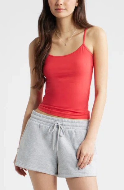 Bp. Core Stretch Cotton Camisole In Red