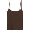 Bp. Core Stretch Cotton Camisole In Brown