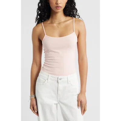 Bp. Core Stretch Cotton Camisole In Pink