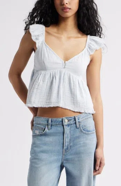 BP. BP. COTTON GAUZE BABYDOLL TOP