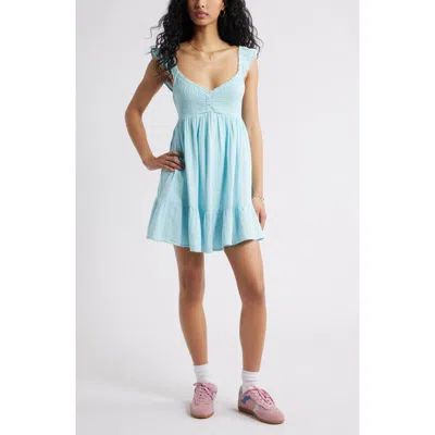 Bp. Cotton Gauze Skirted Romper