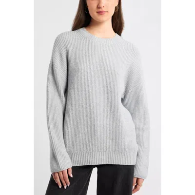 Bp. Cozy Crewneck Sweater In Gray
