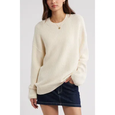 Bp. Cozy Crewneck Sweater In Neutral