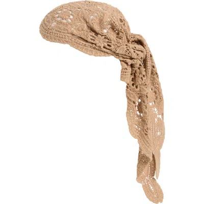 Bp. Crochet Head Scarf In Transparent