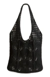 Bp. Crochet Tote Bag In Black