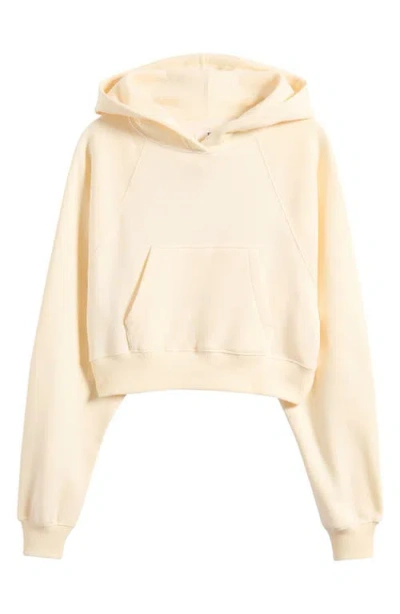 Bp. Crop Hoodie In Ivory Gleam