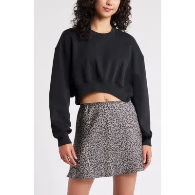 Bp. Crop Sweatshirt In Black Jet