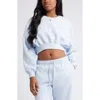Bp. Crop Sweatshirt In Blue Feather