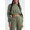 Bp. Crop Sweatshirt In Green Beetle