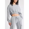 Bp. Crop Sweatshirt In Grey Weathervane