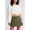 Bp. Crop Sweatshirt In Ivory