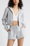 Bp. Crop Zip Fleece Hoodie