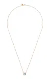 B.p. De Silva Jewellers 18k Rose Gold Aquamarine Necklace