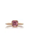B.p. De Silva Jewellers 18k Rose Gold Tourmaline Ring