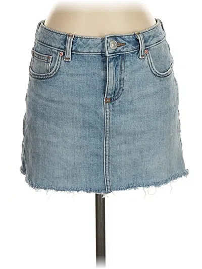 Pre-owned Bp. Denim Skirt In Blue