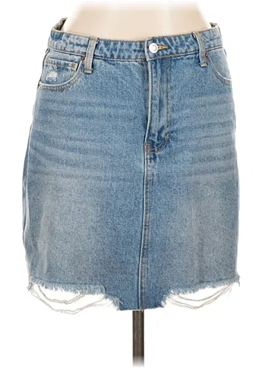 Pre-owned Bp. Denim Skirt In Blue