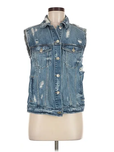 Pre-owned Bp. Denim Vest In Blue