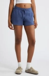 Bp. Elastic Waist Fleece Shorts In Blue Indigo