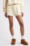 Bp. Elastic Waist Fleece Shorts In Ivory Gleam