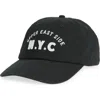 Bp. Embroidered Baseball Cap In Black- Nyc