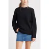 Bp. Everyday Easy Cotton Blend Sweater In Black