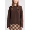 Bp. Everyday Easy Cotton Blend Sweater In Brown