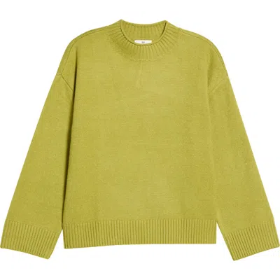Bp. Everyday Easy Cotton Blend Sweater In Green