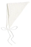 Bp. Eyelet Headscarf In White