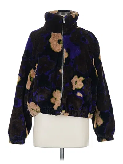 Pre-owned Bp. Faux Fur Jacket In Purple