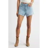 Bp. Festival High Waist Cutoff Denim Shorts In Archer Wash