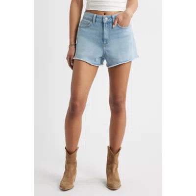 Bp. Festival High Waist Cutoff Denim Shorts In Archer Wash