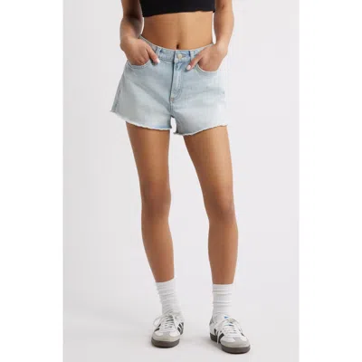 Bp. Festival High Waist Cutoff Denim Shorts In Millie Wash