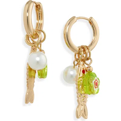 Bp. Fish Drop Earrings In Gold