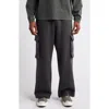 Bp. Fleece Cargo Pants In Black Faded