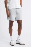 Bp. Fleece Cargo Shorts In Grey Soft Heather