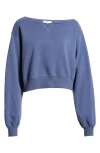 Bp. Fleece Detail Off The Shoulder Sweatshirt