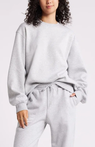 Bp. Fleece Detail Oversize Crewneck Sweatshirt