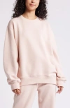 Bp. Fleece Detail Oversize Crewneck Sweatshirt