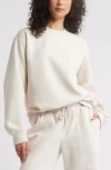 Bp. Fleece Detail Oversize Crewneck Sweatshirt